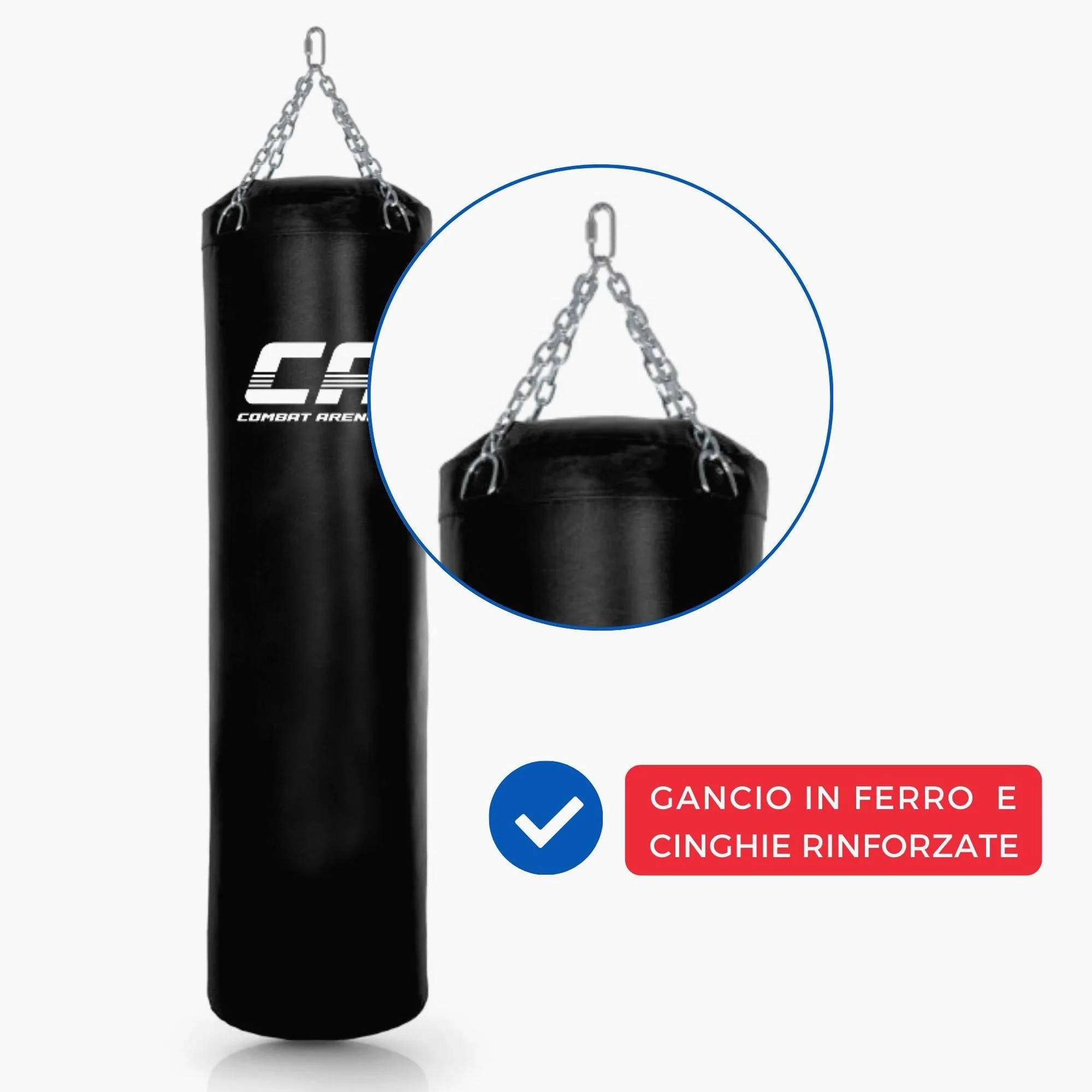 Heavy bag Combat Arena Training PRO 30 Kg Black  - Image 4